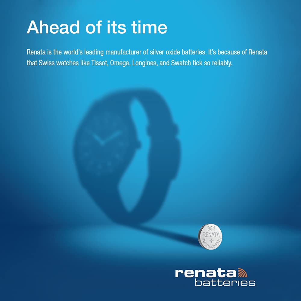 Renata Silver Oxide Watch Battery For 379 Button Cell