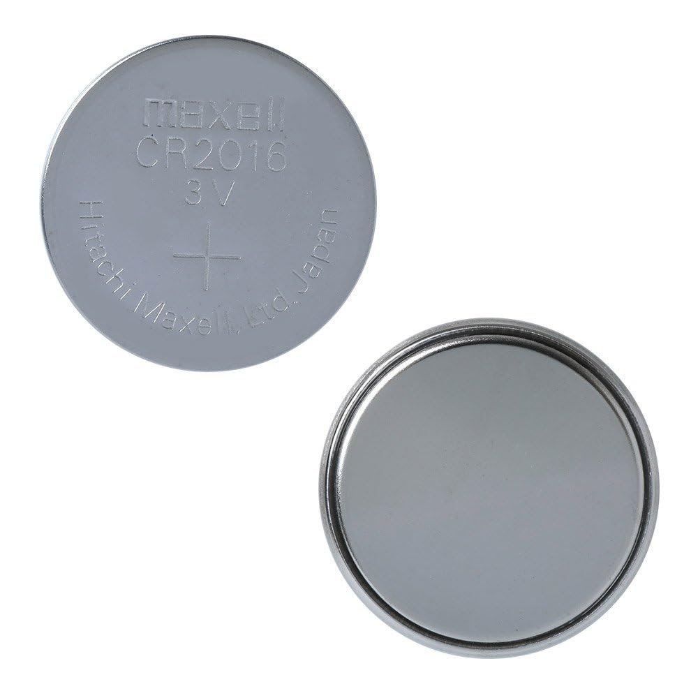 Maxell Micro Lithium Cell Battery CR2016 for Watches and Electronics 5 Pack