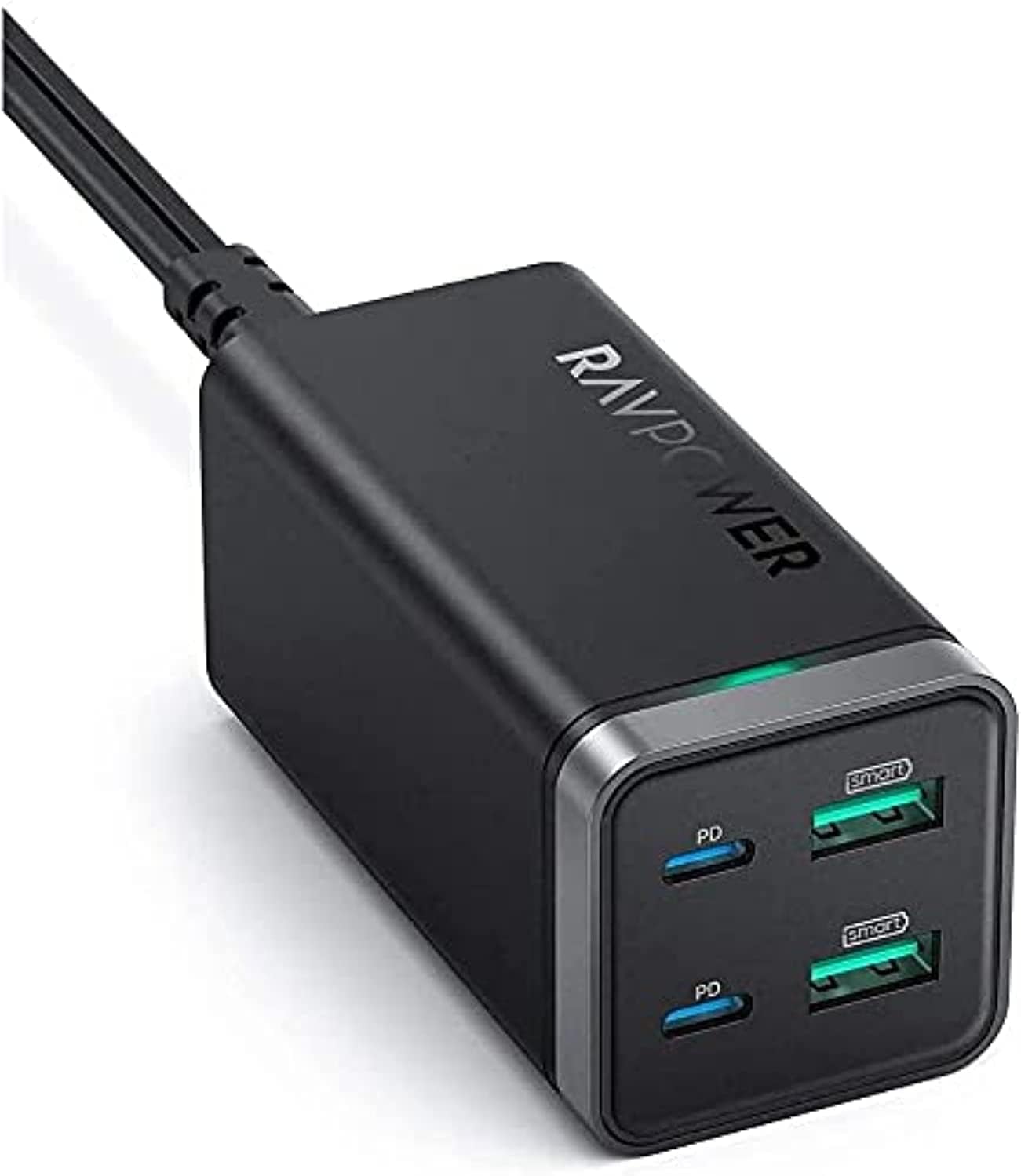 Ravpower Pd Pioneer 65w Gan 4-Port Desktop Charger