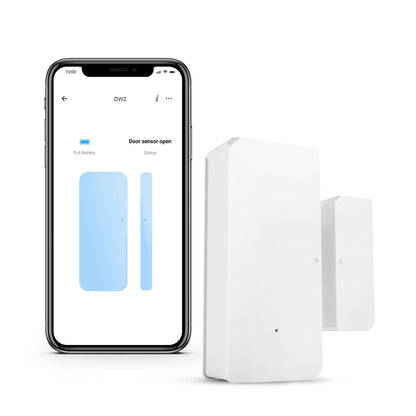 SONOFF DW2 Wi-Fi Wireless Door Window Sensor,APP Alert for Home Automation Wireless Alarm Security System, Compatible with IFTTT, Alexa, Google Home, No Gateway Required.