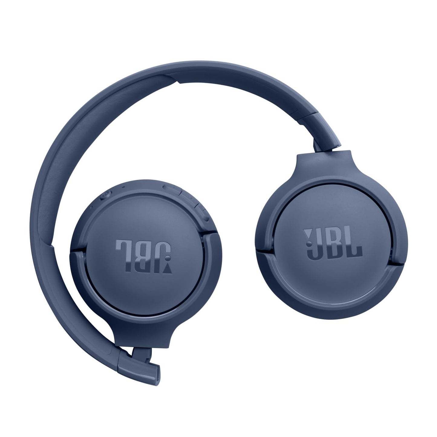 JBL Tune 520BT Wireless On-Ear Headphones, Pure Bass Sound, 57H Battery with Speed Charge, Hands-Free Call + Voice Aware, Multi-Point Connection, Lightweight and Foldable - Blue, JBLT520BTBLUEU