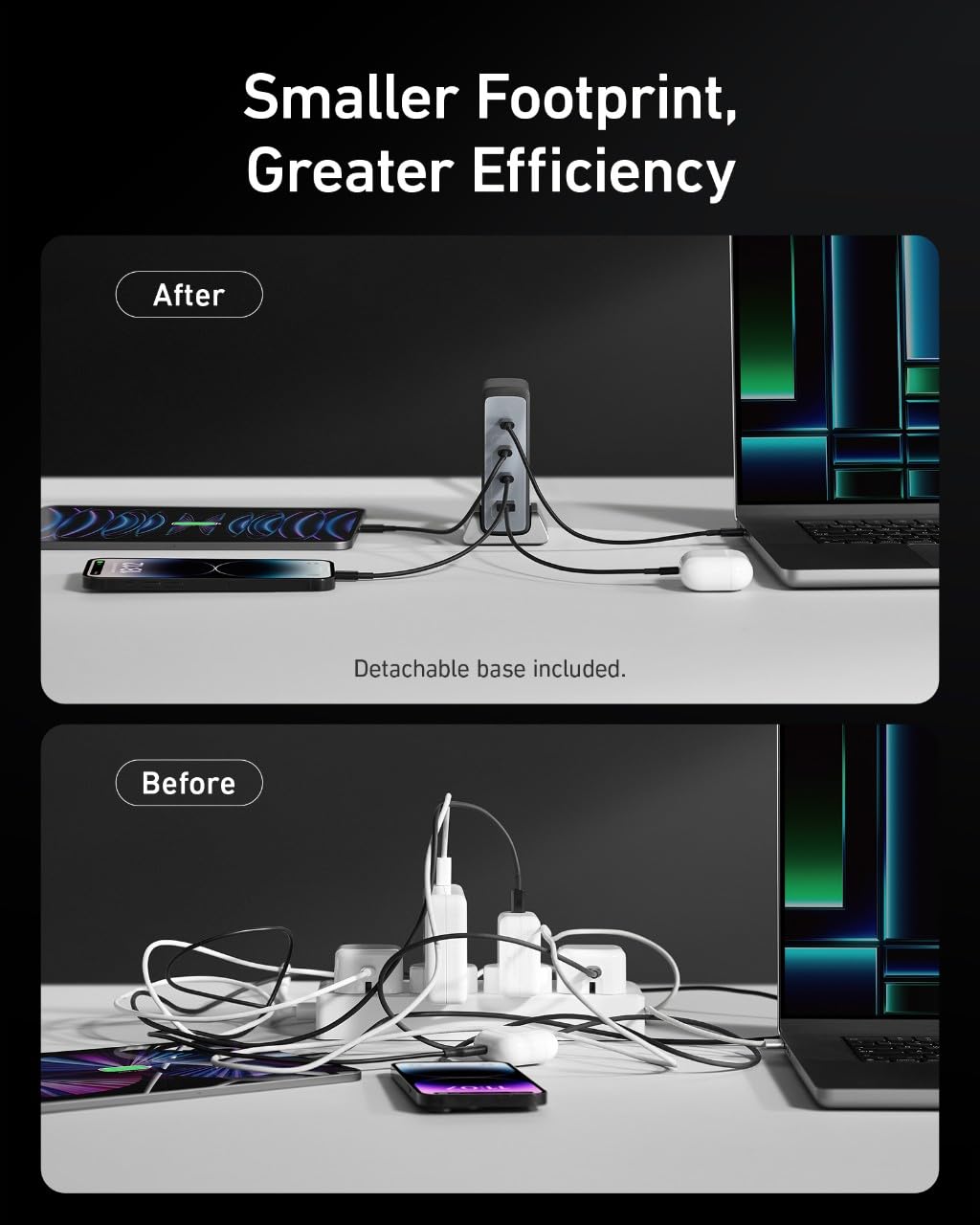Anker 240W USB C Plug, Prime GaN Charger, 4-Port Fast Compact GaN Charger for MacBook Pro/Air, iPhone 17/16 Series, iPad Pro, Dell XPS, Galaxy S24/S23, Huawei, Xiaomi, Apple Watch, Vivo and More