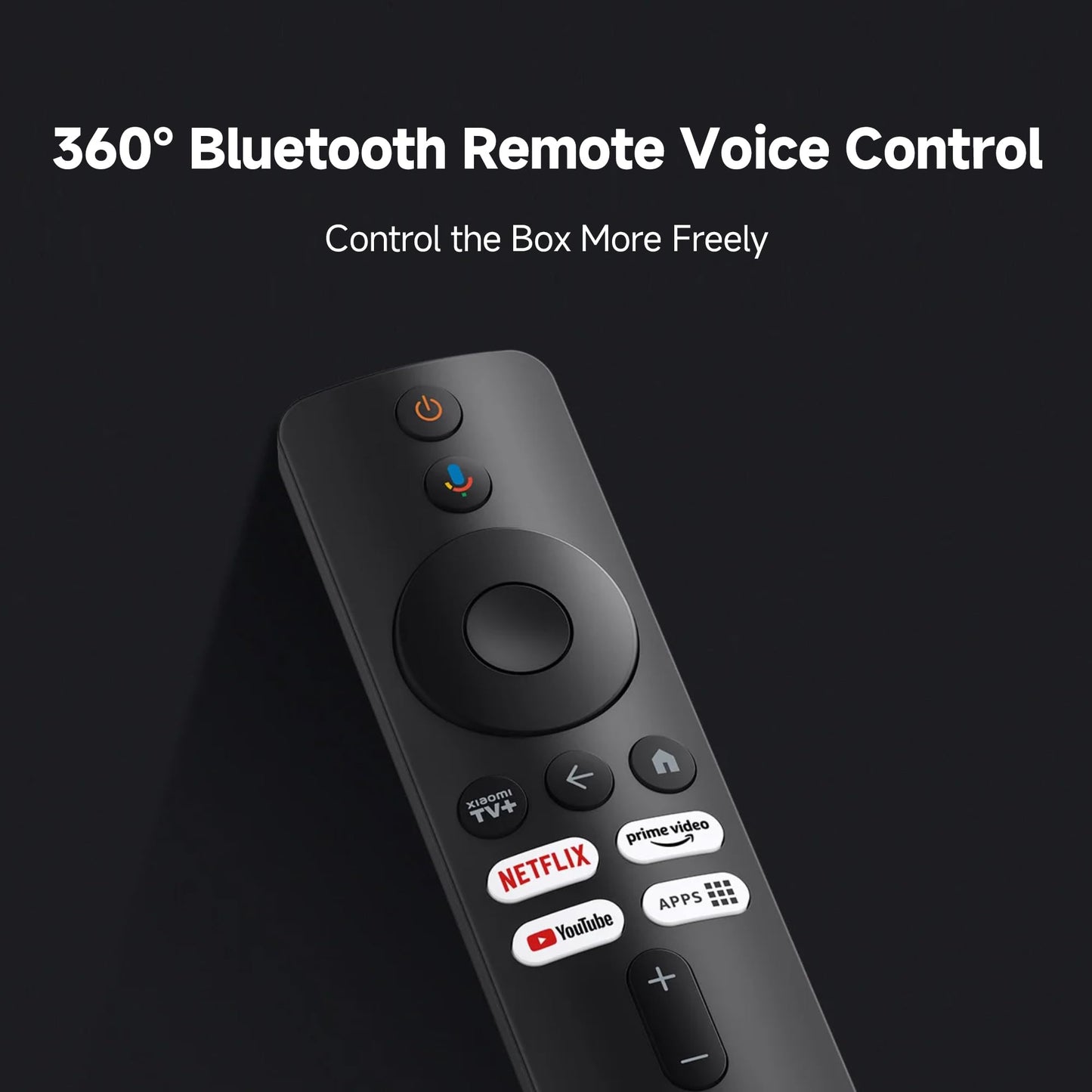 Xiaomi TV Box S 3rd Gen - 4K UHD, Google TV, 32GB Memory, Dolby Vision & Atmos, WiFi 6, HDMI 2.1, Fast Streaming, Compact and Powerful
