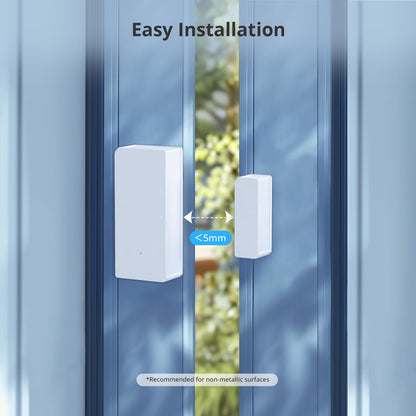 SONOFF DW2 Wi-Fi Wireless Door Window Sensor,APP Alert for Home Automation Wireless Alarm Security System, Compatible with IFTTT, Alexa, Google Home, No Gateway Required.