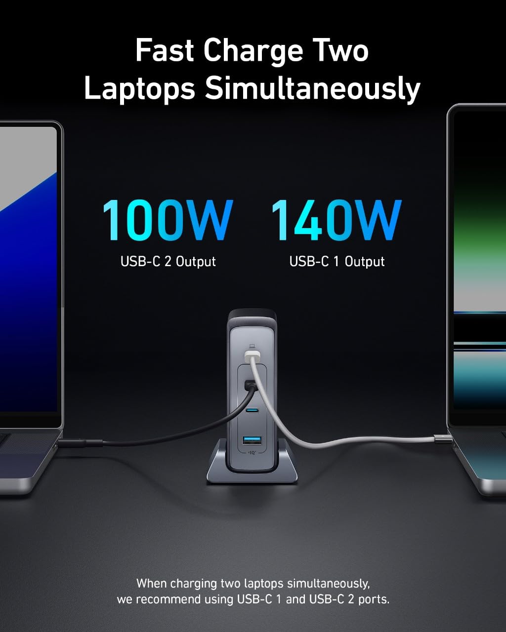 Anker 240W USB C Plug, Prime GaN Charger, 4-Port Fast Compact GaN Charger for MacBook Pro/Air, iPhone 17/16 Series, iPad Pro, Dell XPS, Galaxy S24/S23, Huawei, Xiaomi, Apple Watch, Vivo and More