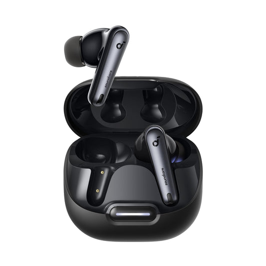 soundcore by Anker Liberty 4 NC Adaptive Noise Cancelling Earbuds, 98.5% Noise Reduction to Ears and Environment, Hi-Res Sound, 50H Battery, Wireless Charging, Bluetooth 5.3