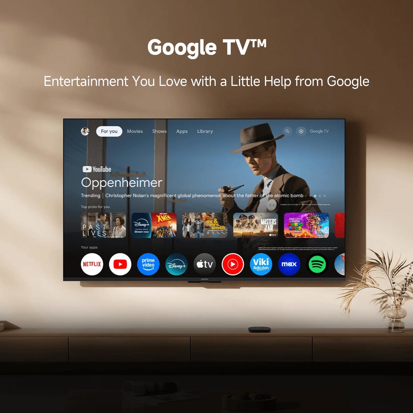 Xiaomi TV Box S 3rd Gen - 4K UHD, Google TV, 32GB Memory, Dolby Vision & Atmos, WiFi 6, HDMI 2.1, Fast Streaming, Compact and Powerful