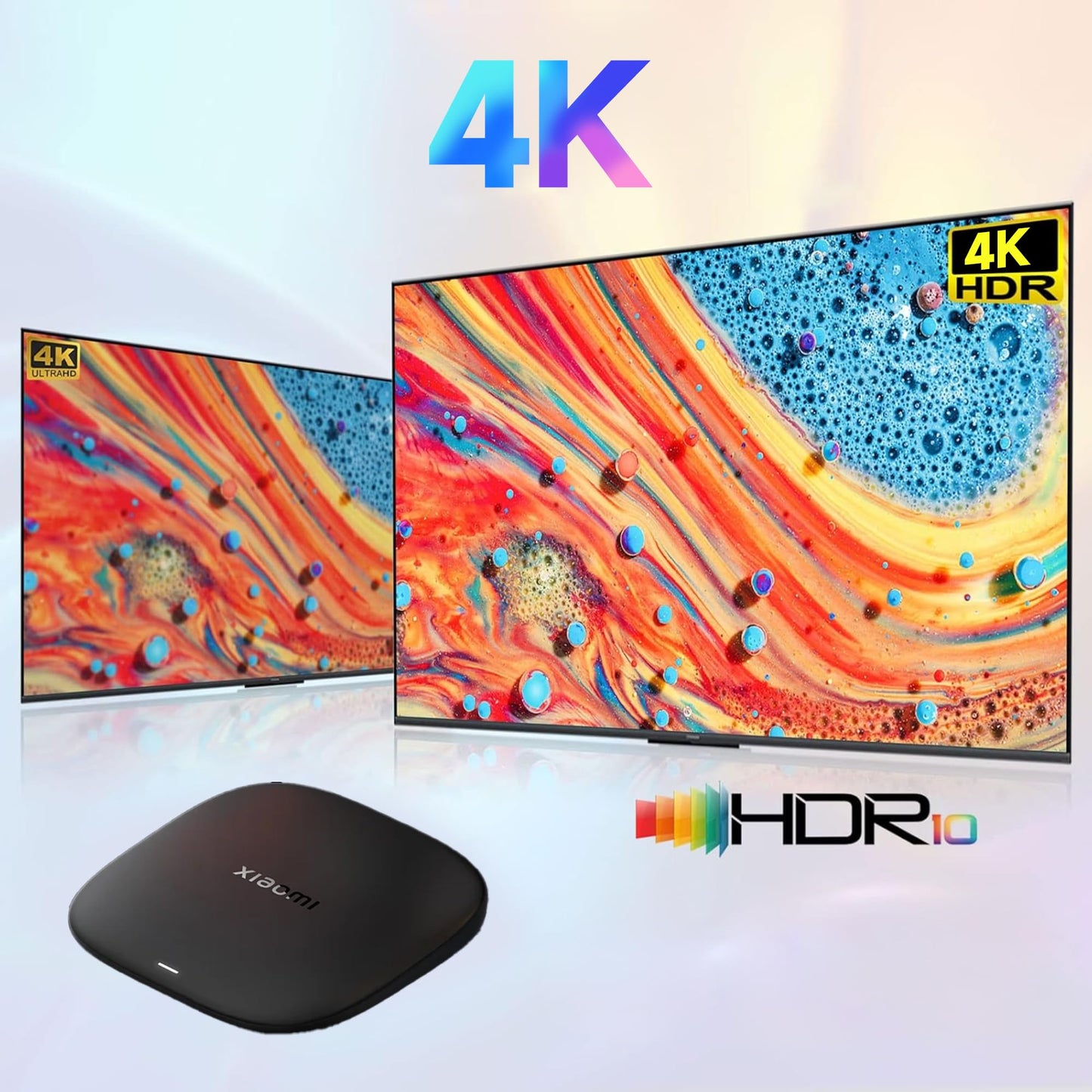 Xiaomi TV Box S 3rd Gen - 4K UHD, Google TV, 32GB Memory, Dolby Vision & Atmos, WiFi 6, HDMI 2.1, Fast Streaming, Compact and Powerful