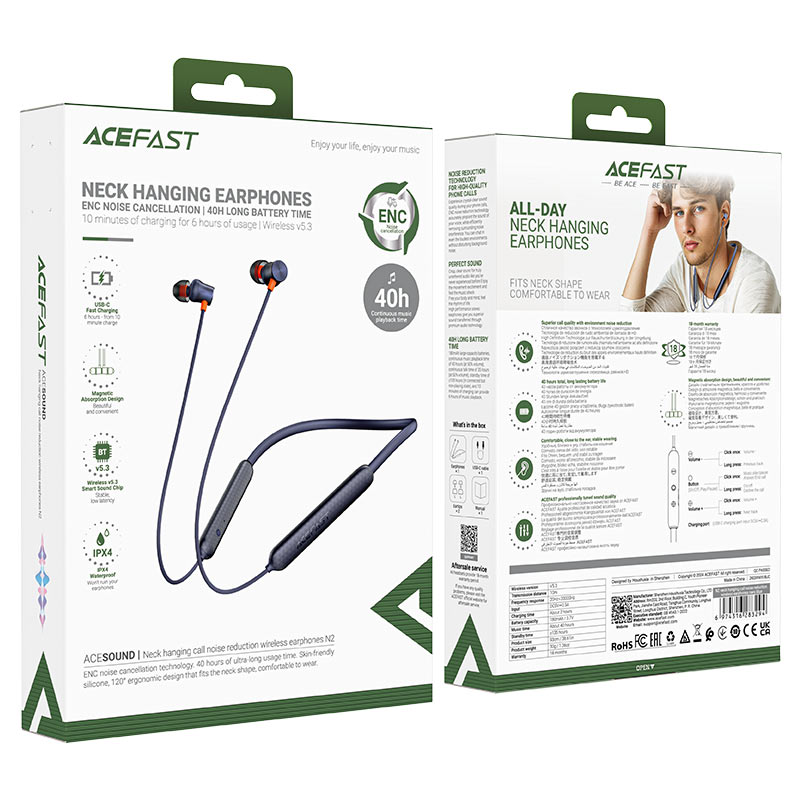 ENC Wireless Earphones N2