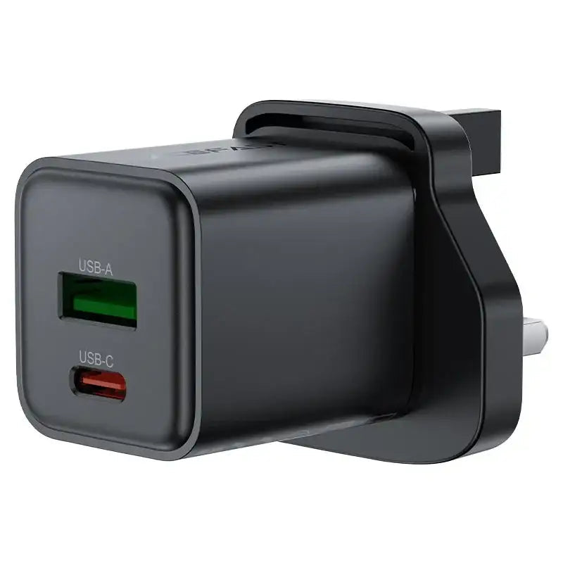 Fast Charge Wall Charger A127 PD30W GaN (1xUSB-A+1xUSB-C) UK