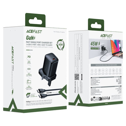 Fast Charge Wall Charger A133 PD45W GaN (1xUSB-C) UK