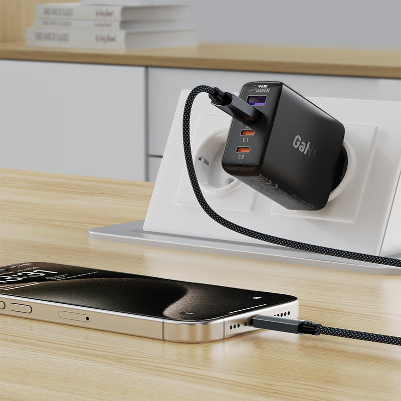 Charging Data Cable C19-04 USB-A to USB-C