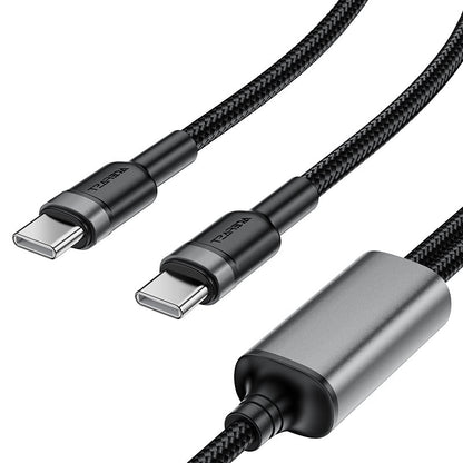 Charging Data Cable C22-02 USB-C to 2xUSB-C 100W