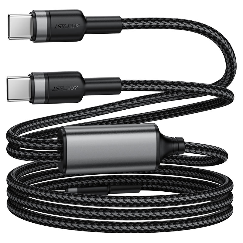 Charging Data Cable C22-02 USB-C to 2xUSB-C 100W