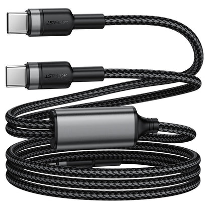 Charging Data Cable C22-02 USB-C to 2xUSB-C 100W