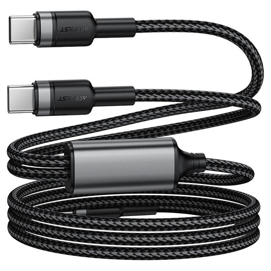 Charging Data Cable C22-02 USB-C to 2xUSB-C 100W