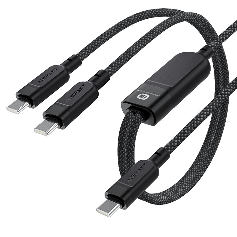 Charging Data Cable C5-11 USB-C to 2xUSB-C 100W