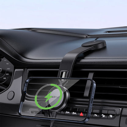 Fast Wireless Charger Magnetic Car Holder D37