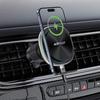 Fast Wireless Charger Magnetic Car Holder D41