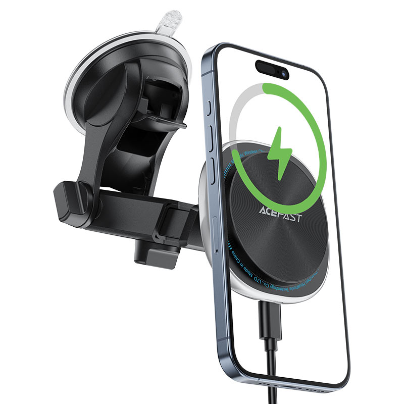 Fast Wireless Charger Magnetic Car Holder D42