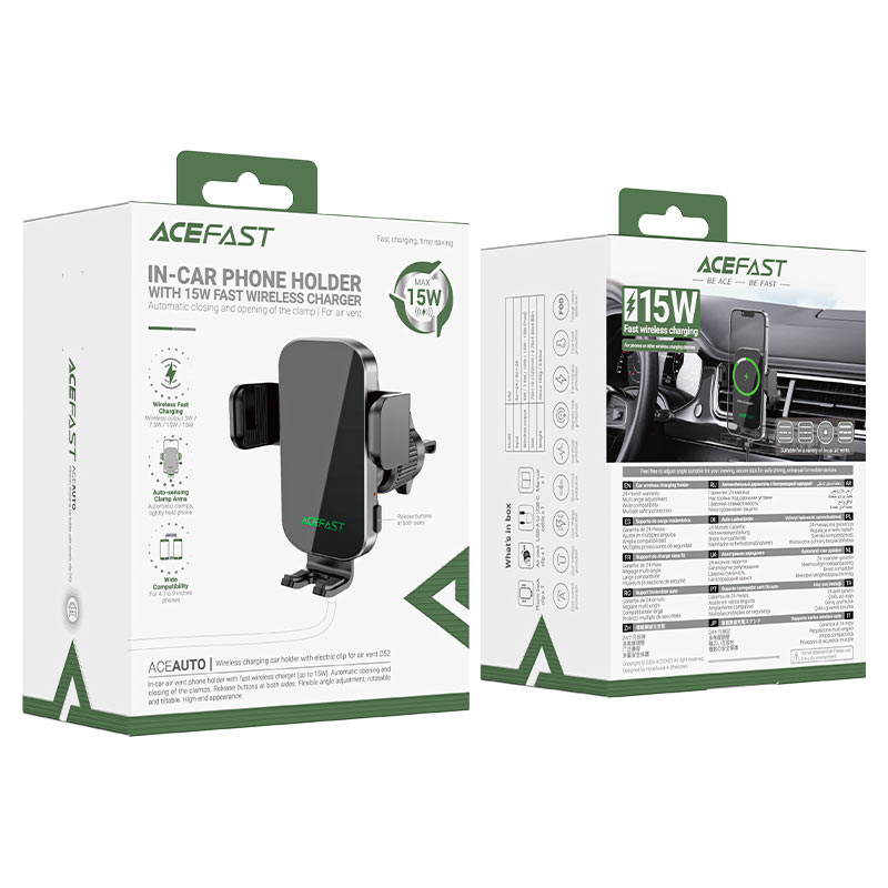 Fast Wireless Charger Car Holder D52