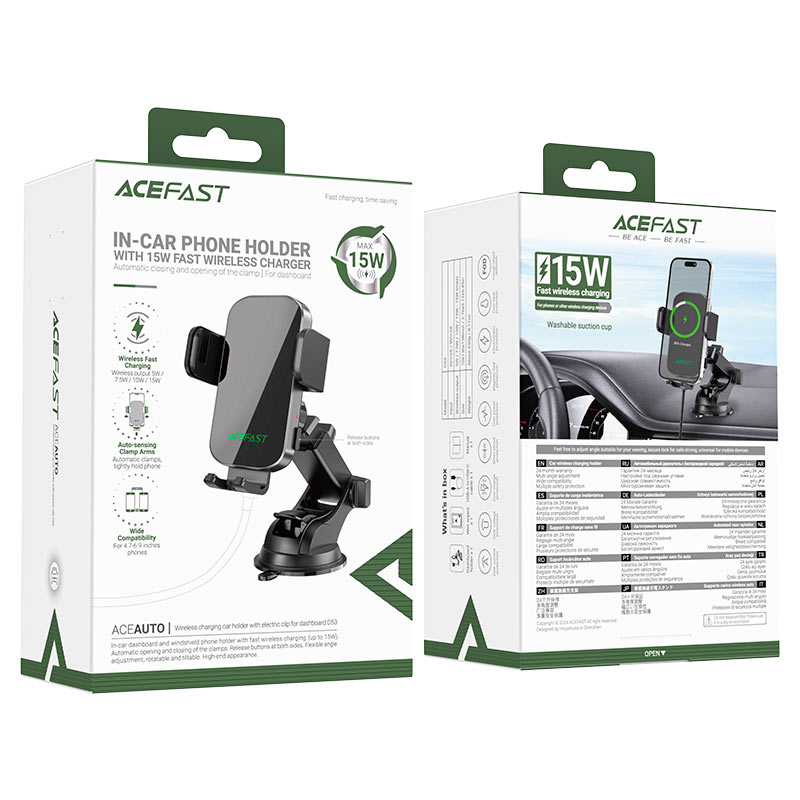 Fast Wireless Charger Car Holder D53
