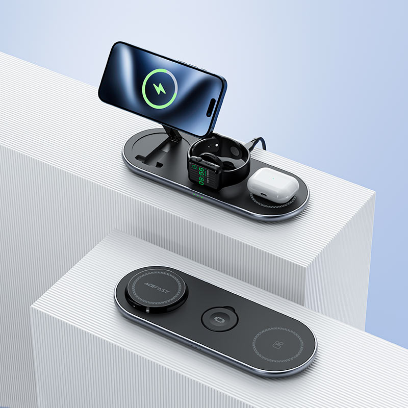 Fast Qi2 Wireless Charger Desktop Holder E19