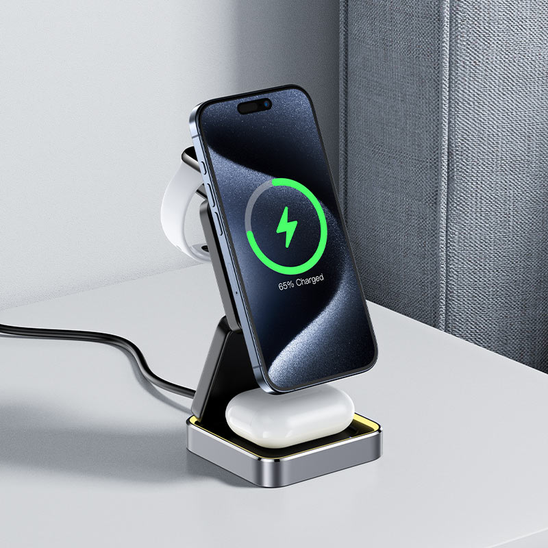 Fast Wireless Charger Desktop Holder E20