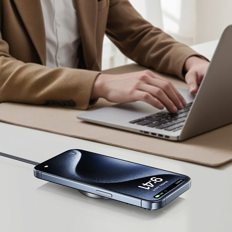 Fast Qi2 Magnetic Wireless Charger E24