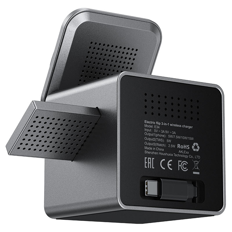 Fast Wireless Charger Desktop Holder E34