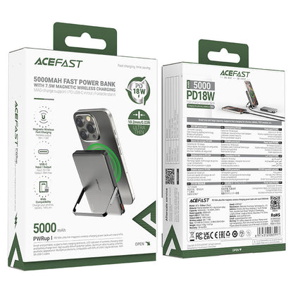 Magnetic Fast Wireless Charge Power Bank M16 PD18W 5000mAh