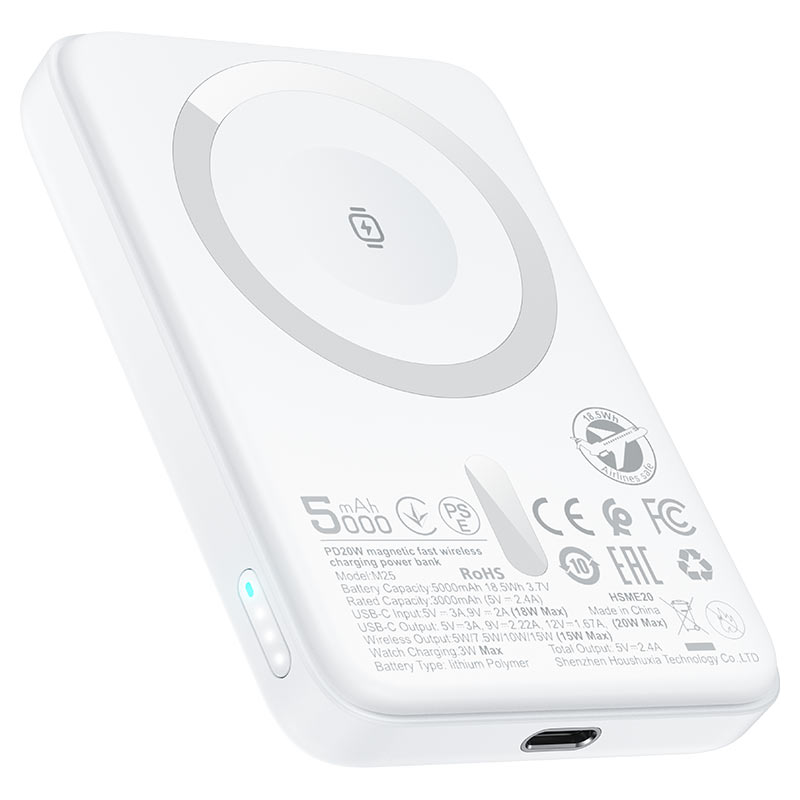 Magnetic Fast Wireless Charge Power Bank M25 PD20W 5000mAh