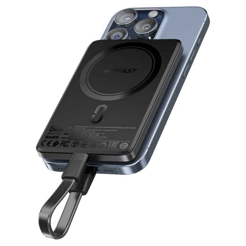 Magnetic Fast Wireless Charge Power Bank M8 PD18W 5000mAh