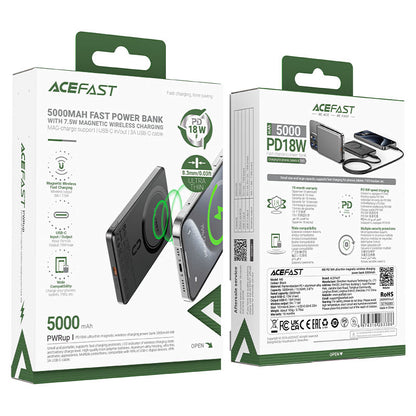 Magnetic Fast Wireless Charge Power Bank M8 PD18W 5000mAh
