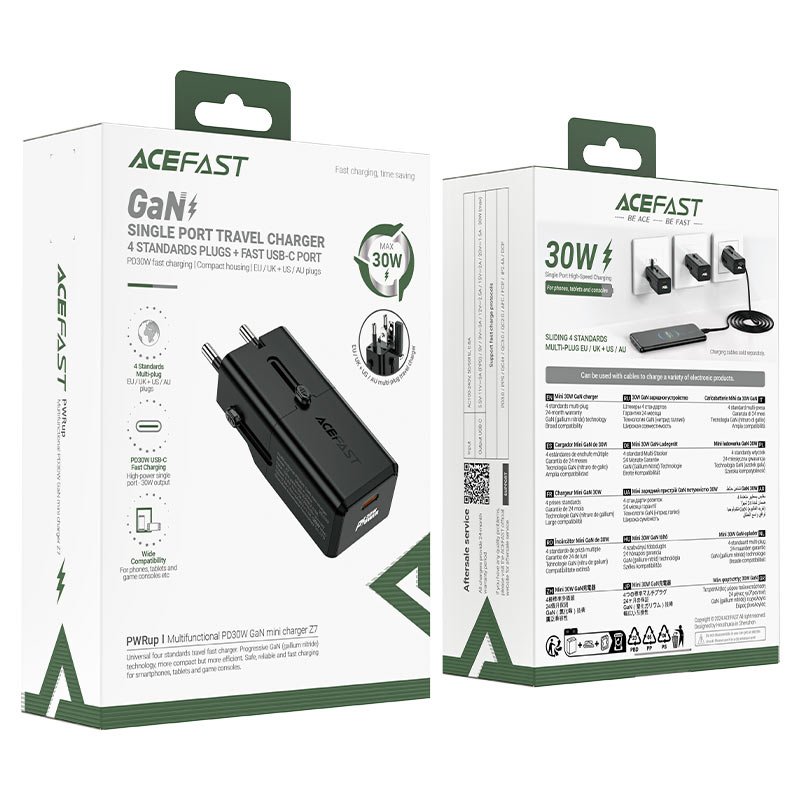 Fast Charge Wall Charger Z7 PD30W GaN