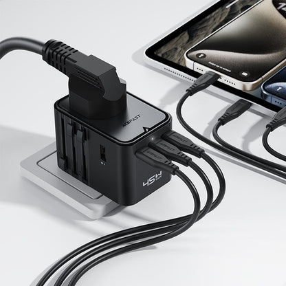 Charging Adapter Z8 2500W + PD45W GaN (3xUSB-C+2xUSB-A)
