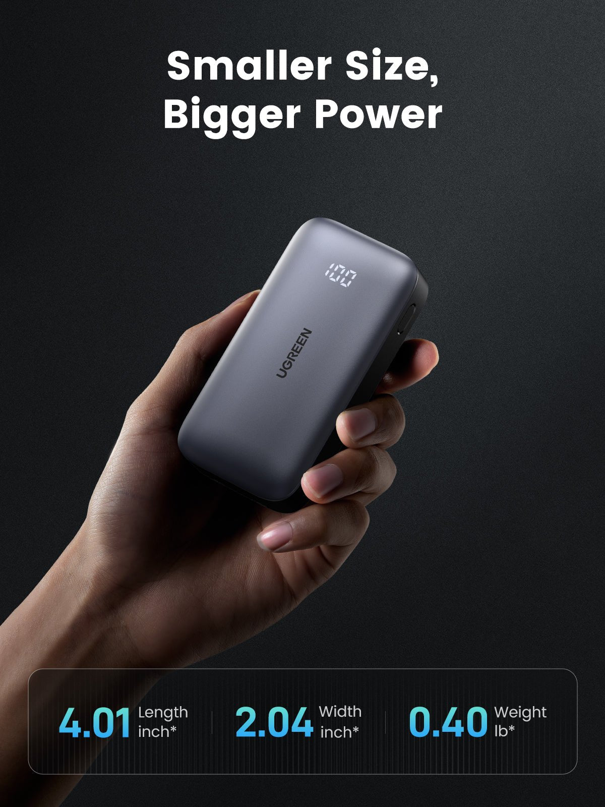 UGREEN 30W Max Laptop Power Bank Fast Charging