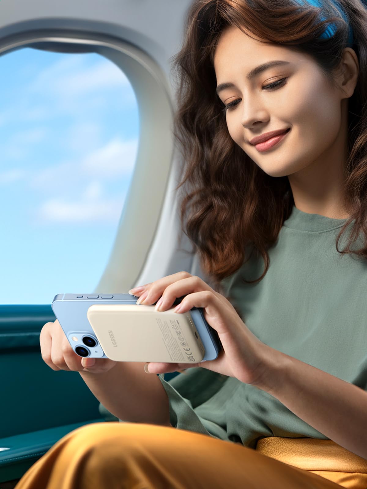 UGREEN 5000mAh Magnetic Power Bank  Airplane Friendly